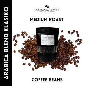 Sagada Arabica: ARABICA BLEND KLASIKO Medium Roast Coffee Beans - Select Your Size - Coffee Grounds PH
