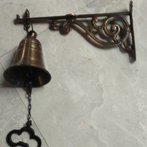 Lonceng Rumah Kuningan 20 cm Finishing Antik Brass - PAYUTROS