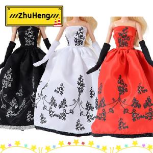 zhuheng Quần Áo Búp Bê Công Chúa Ăn Mặc Tiệc Đảng Đẹp Ăn Mặc Thêu Vải Tuyn Ăn Mặc Cho 11Inch Búp Bê