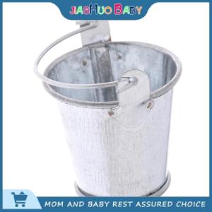 JiaShuo Baby Toy 1/6 1/12 dollhouse Miniature Metal Bucket MINI KITCHEN Decor ของเล่น pretnd Play