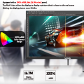 Nvision 24/27 Inch Gaming IPS Monitor 180HZ 1ms Frameless Flat FHD Monitor For Desktop PC Laptop. 