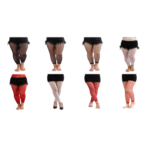 Fishnet Thigh High Stockings Footless High Waist Fishnets Tights Pantyhose Mesh Wide Pantyhose Net Footless Leggings