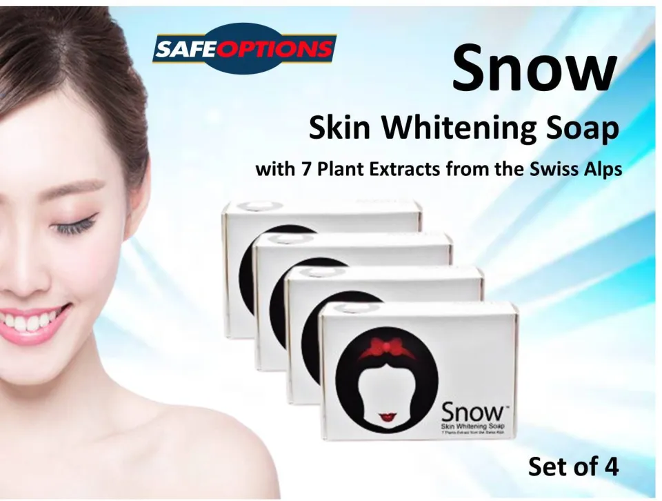 Authentic Snow Skin Whitening Soap 135 grams 4 pcs Lazada PH