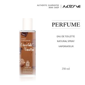AKRYMI | SINGLE ITEM SWEET TEMPTATIONS PERFUME FOR WOMEN MADE WITH ESSENTIAL OIL 250ML FRAGRANCE MIST BRUME PARFUMEE LONG LASTING PERFUME Scented Scent Fragrance Cosmetic Cologne Aroma