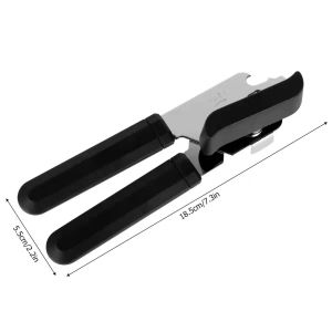 SOLIDHOME 3-in-1 Stainless Steel Can Opener Cordless with Lids Off Jar Opener and Bottle Opener