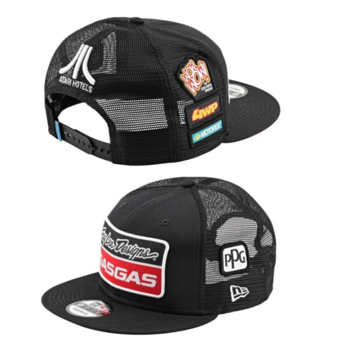 Motocross Baseball Cap - Adjustable Snapback Hat For Men & Women, Black Polyester/Mesh, One Size Fits Most - View #13