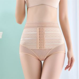 [MISTHIN GIRLS] Nữ Thoải mái Quần Định Hình Dạng Lưới Thắt Lưng Cao Trong Suốt Gợi Cảm Dành Cho Nữ Định Hình Trong Suốt Quần Lót Với Đai Eo M-3XL S0198