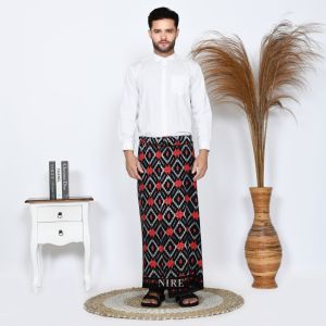 Sarung Goyor Halus Printing Pohon Barokah Rayon Premium Pria Dewasa