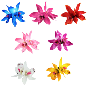 Colorful Floral Hairpins for Ladies Flower Hair Clip for Themed Event Stage Performances Wedding and Everyday Styling