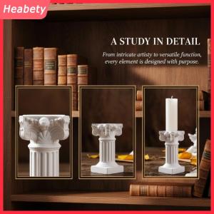 Heabety Hy Lạp cột bức tượng Roman trụ cột bệ nến chủ tác phẩm điêu khắc nhựa nghệ thuật bức tượng cho Tabletop hiển thị lối vào nhà