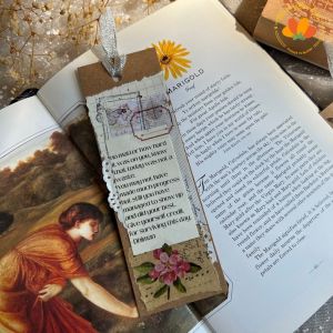 bloomingyourdays bookmark pembatas buku vintage unik retro pembatas buku catatan diari