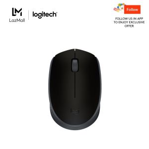 Logitech M170 Wireless Mouse for PC Mac Laptop 2.4 GHz with USB Mini Receiver Optical Tracking 12-Months Battery Life Ambidextrous