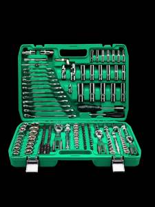 Set Soket Kunci Listrik Set Lengkap Alat Perbaikan Mobil 1/4 Kunci Ratchet Set Kombinasi Alat Perkakas Perbaikan Mobil Khusus