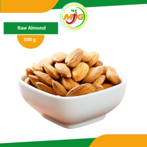 Ez Bizy Raw Almond / Badam (USA) - 500g (SVATTA) Snacks Nut Kacang 杏仁