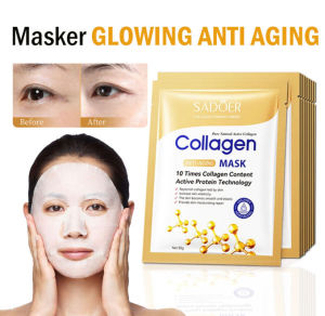 Masker Sheet Mask Collagen Series Essence Face Mask - Masker Muka Glowing Korea Serum Wajah