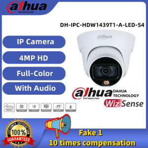 Dahua IP Security Cameras Full-HD 2MP/4MP Full-Color With Audio Network Camera Wired Intelligent Detection IP Camera