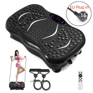 SERAPHYXO 4D Vibration Fat Shaking Machine Mini Music Vibration Platform Plate Slimming Equipment Anti-slip Body Shaping Machine Body Building