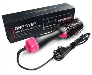 LIS PRO TV153 Multifunctional Hair Dryer Brush Blower Style Straight Hair Comb Curler Hot Air Comb Styling Hair Straight