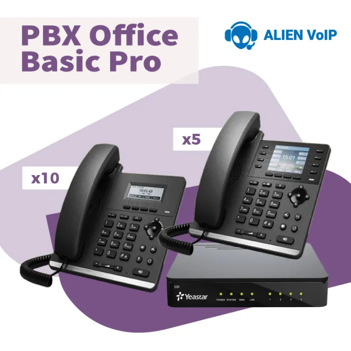 Office Basic Pro Bundle Call Center IP PBX IP Phone AlienVOIP VOPTech ...