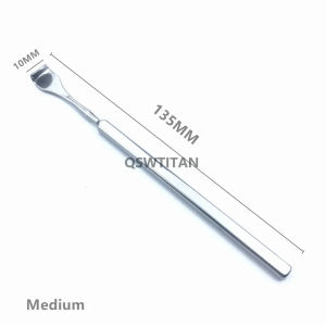 QSWTITAN DESMARRES Lid Retractor Eyelid Retractor Hook large/medium/small Titanium or Stainless steelophthalmic tool