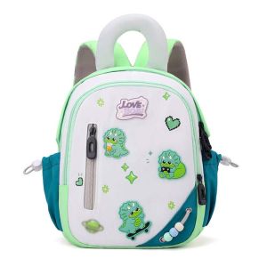 DGFDF Animals Kids Backpack Large Capacity Waterproof Lightweight School Bag Anti-slip Spine-Protecting Color Block Backpack for Kindergarten Children