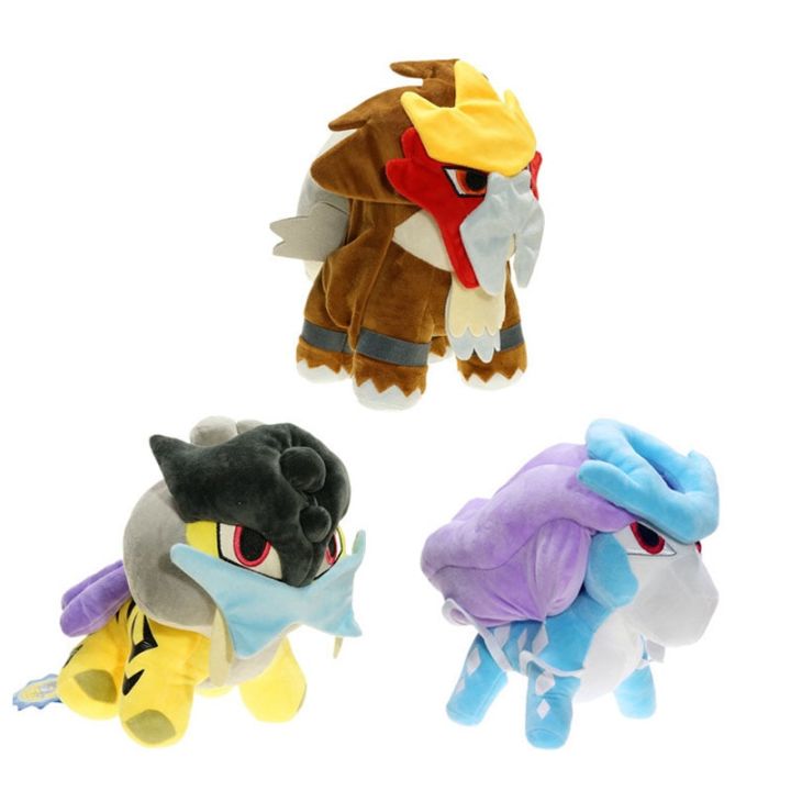 Pokemon Plush Stuffed Animal Toy Q Version Three Sacred Entei