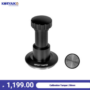 Koryaiko Spring Loaded Coffee Tamper Adjustable Heavy-Duty Stainless Steel Espresso Tamper 58.35mm