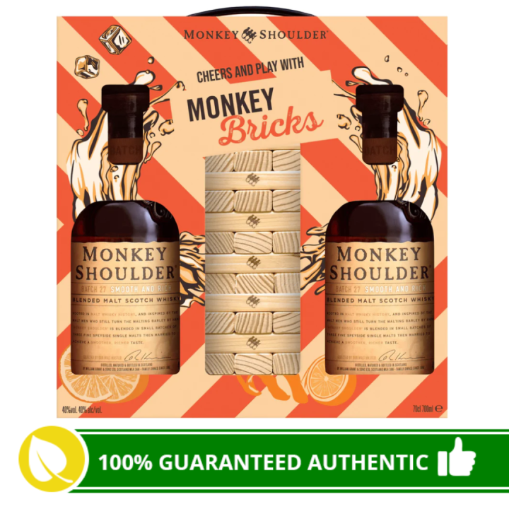 Monkey Shoulder 700ml Twin Pack w/ Bricks | Lazada PH