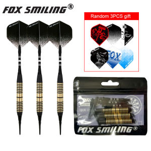 Fox Smiling 3PCS 18g Professional Soft Tip Darts With Aluminum Shaft