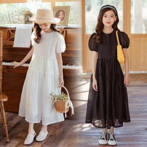LS Show Girls Dress Lace Dress Summer Dress Princess Dress A-line Dress Midi Dress Age 4-14-year-old Size 110