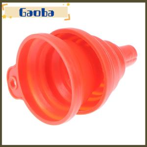 gaoba ซิลิโคนพับกรวยสง่างามรถยนต์รถบรรทุกจักรยานยนต์เครื่องมือโอนย้ายเติมน้ำมันเบนซิน