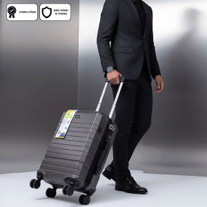 Vali Kéo Du Lịch Xbags Dark Titan Pro XB6104 Size 20 Inch Cao Cấp Nhựa ABS Bền Nhẹ Có Khóa TSA Cổng Sạc USB Thiết Kế Đẳng Cấp Sang Trọng!