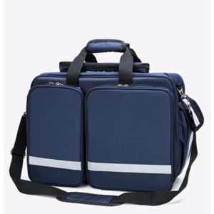 Outdoor Large Capacity Empty First Aid Kit Medical Bag Waterproof Multi-function Reflective Emergency Survival Bag Family Travel Sports Rescue Medical Storage Bag Medical staff Bag