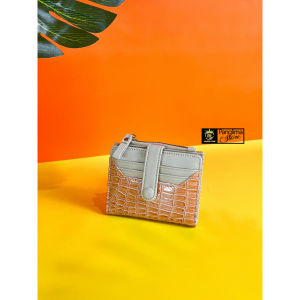 DOMPET LEATHER CROCO ZENIE - MINI WALLET ZENIE CROCO LEATHER - DOMPET PREMIUM TERBARU