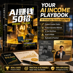 AI Money Making 50 Ways Book AI Income Guide Side Hustle Passive Income Online Business Finance Books