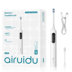 Airuidu DYS06 Electric Toothbrush Sonic Brush Ultrasonic Whitening Teeth USB Rechargeable 4 modes[Fast Shipping]
