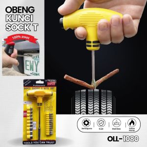 Obeng Kunci Sock T Plus Palu 20 in 1 Screwdriver Tools - Kuning