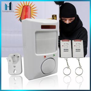 【Homelements】106dB Wireless Motion Detector Anti-theft Infrared Electronic Dog Alarm Portable  Waterproof Creative Convenient for Office Yard Store