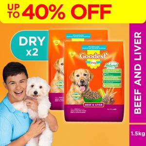 Goodest  Dog Dry Food in Beef & Liver 3kg (2 x 1.5kg)