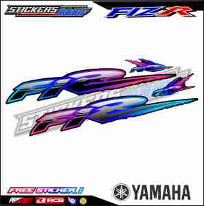 STRIPING VARIASI MOTOR YAMAHA FIZ R / STICKER LIST VARIASI MOTOR YAMAHA FIZ R
