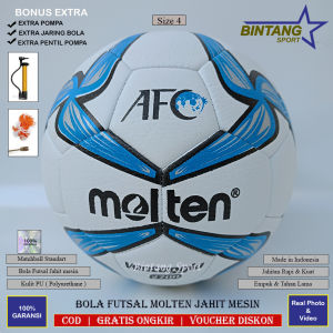 Bola Futsal molten AFC Vantaggio 2700 Jahit Mesin Lokal Bahan Kulit PU Kualitas Terjamin