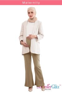 SummerGlitz Maternity Pants Stretchable Comfy Bell Bottom Bootcut | Seluar Mengandung Bootcut Muslimah
