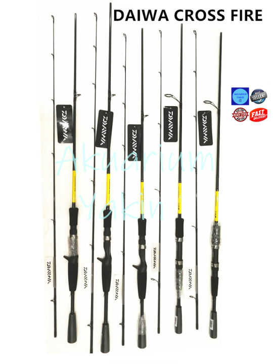 4077 DAIWA CROSSFIRE CASTING ROD CASTING / SPINNING MADE IN VIETNAM CROSS  FIRE