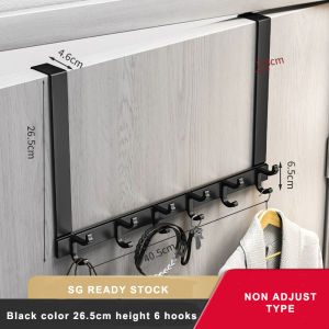 Behind The Door Hook Over Door Towel Rack Door Hanger Over The Door Rack No Punch No Drill Hook