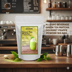 ALLEGRO Matcha Frappe Powders 1Kg - Matcha Create Cafe Quality Frappe at Home or in Your Business
