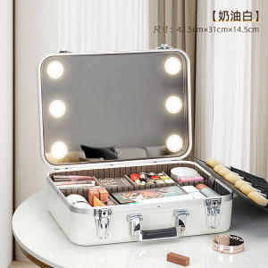 UrbanSpace SG- Cosmetic storage  with mirror and light led Professional makeup artist with portable makeup light