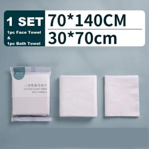 Disposable Bath Towel Bathrobes Towels Convenient For Business Trips Hotel And Travel