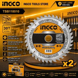 Lưỡi Cắt Gỗ 185mm INGCO TSB118510 30 Răng Lỗ 20mm Dùng Cho Máy Cưa Đĩa
