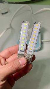 2Pcs LED USB Night Light Bulbs Portable 5VBook Lamp 3Leds Dc5V 1 5W Reading Lamps U Disk Colorful Usb Lights