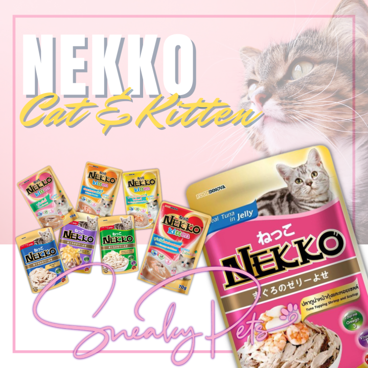 Nekko Wet Cat Food Pouch made in Thailand Lazada PH